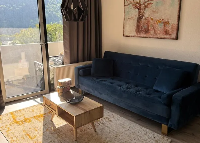 公寓 Schoene Aussicht - Charmante Mit Pool Und Sauna In
